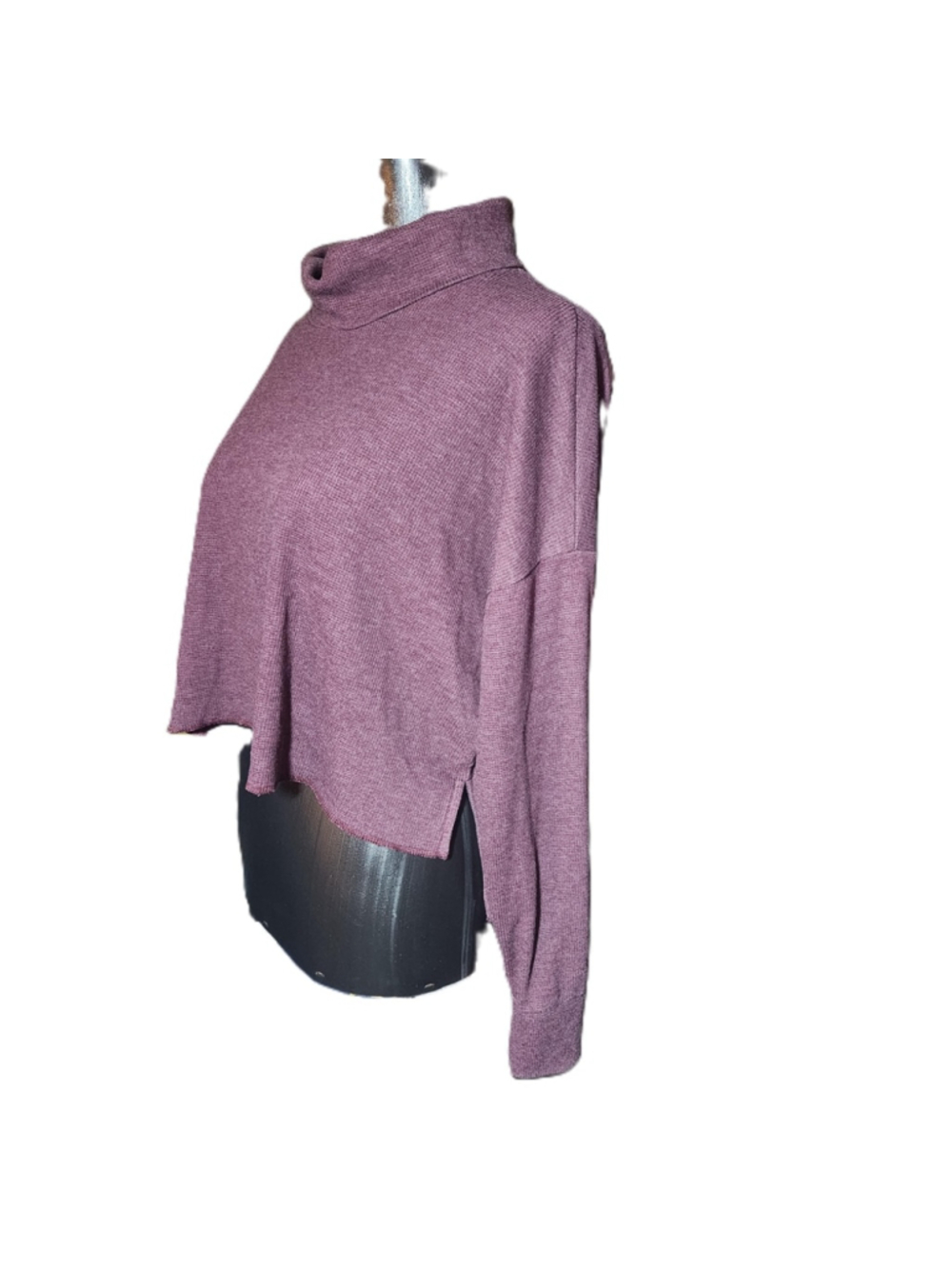 American Eagle Purple Turtleneck Long Sleeve Shirt Small - Picture 2 of 7